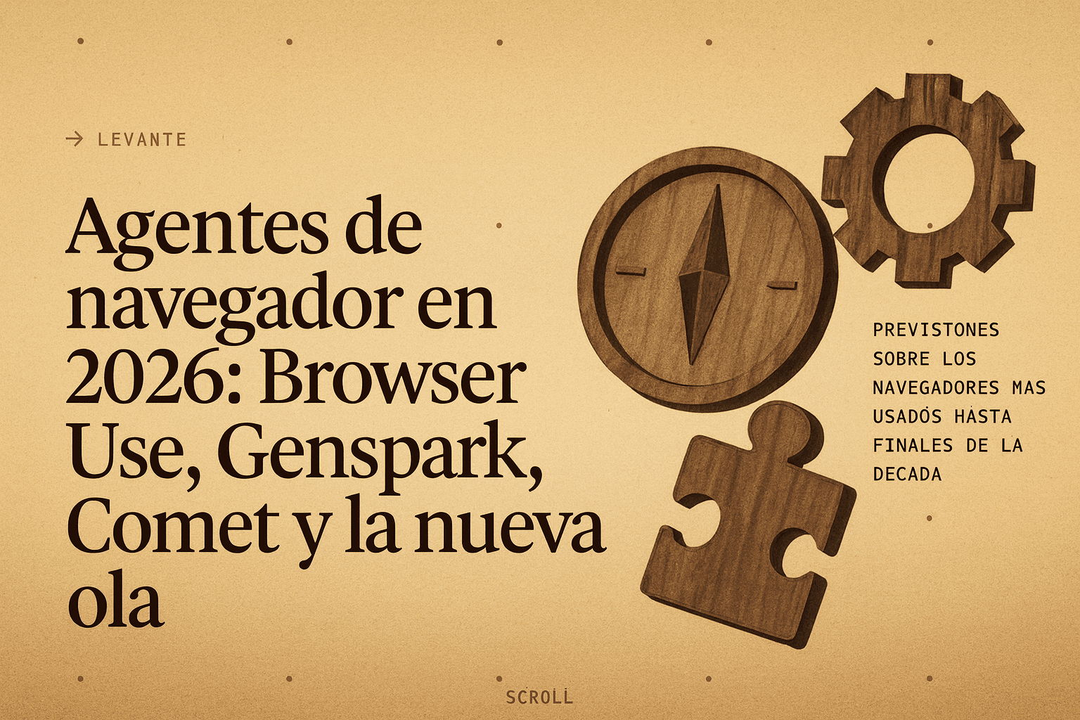 Agentes de navegador en 2026: Browser Use, Genspark, Comet y la nueva ola
