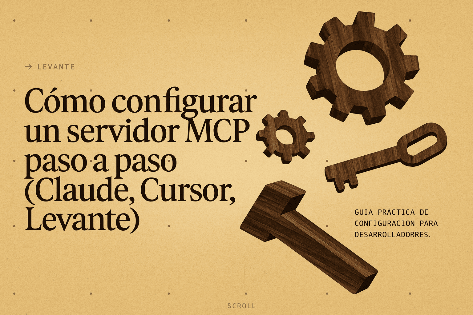 Cómo configurar un servidor MCP paso a paso (Claude, Cursor, Levante)