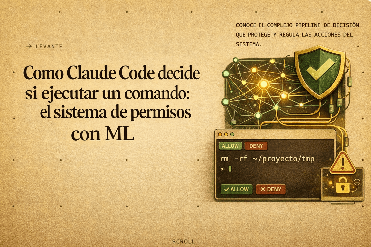 Cómo Claude Code decide si ejecutar un comando: el sistema de permisos con ML