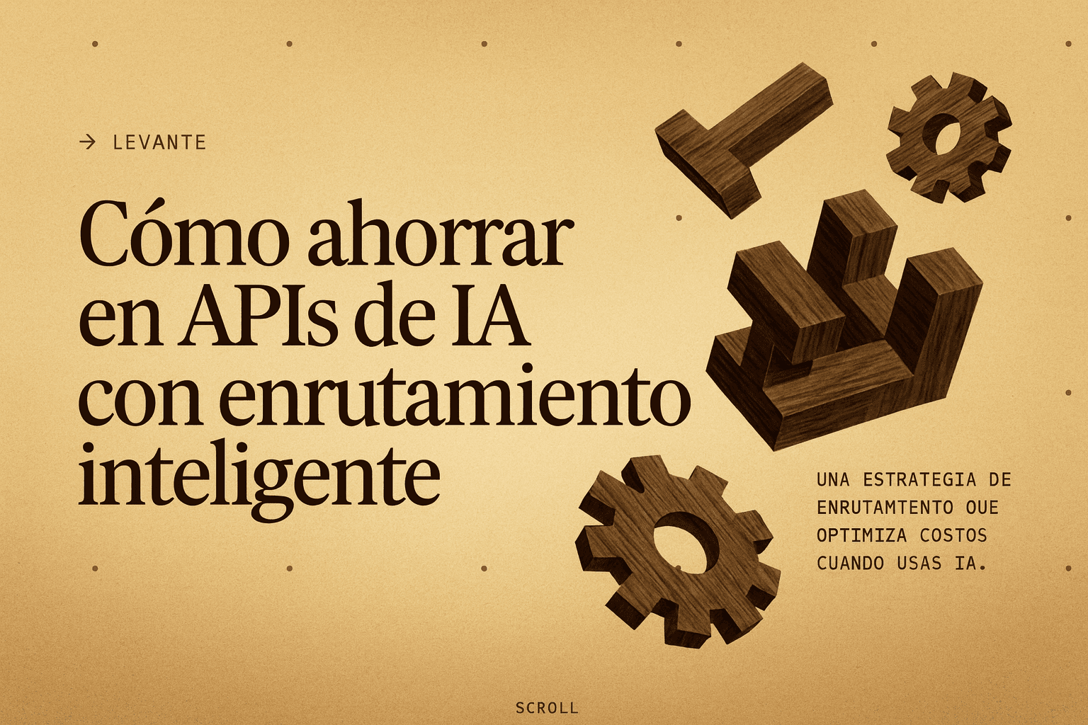Cómo ahorrar en APIs de IA con enrutamiento inteligente