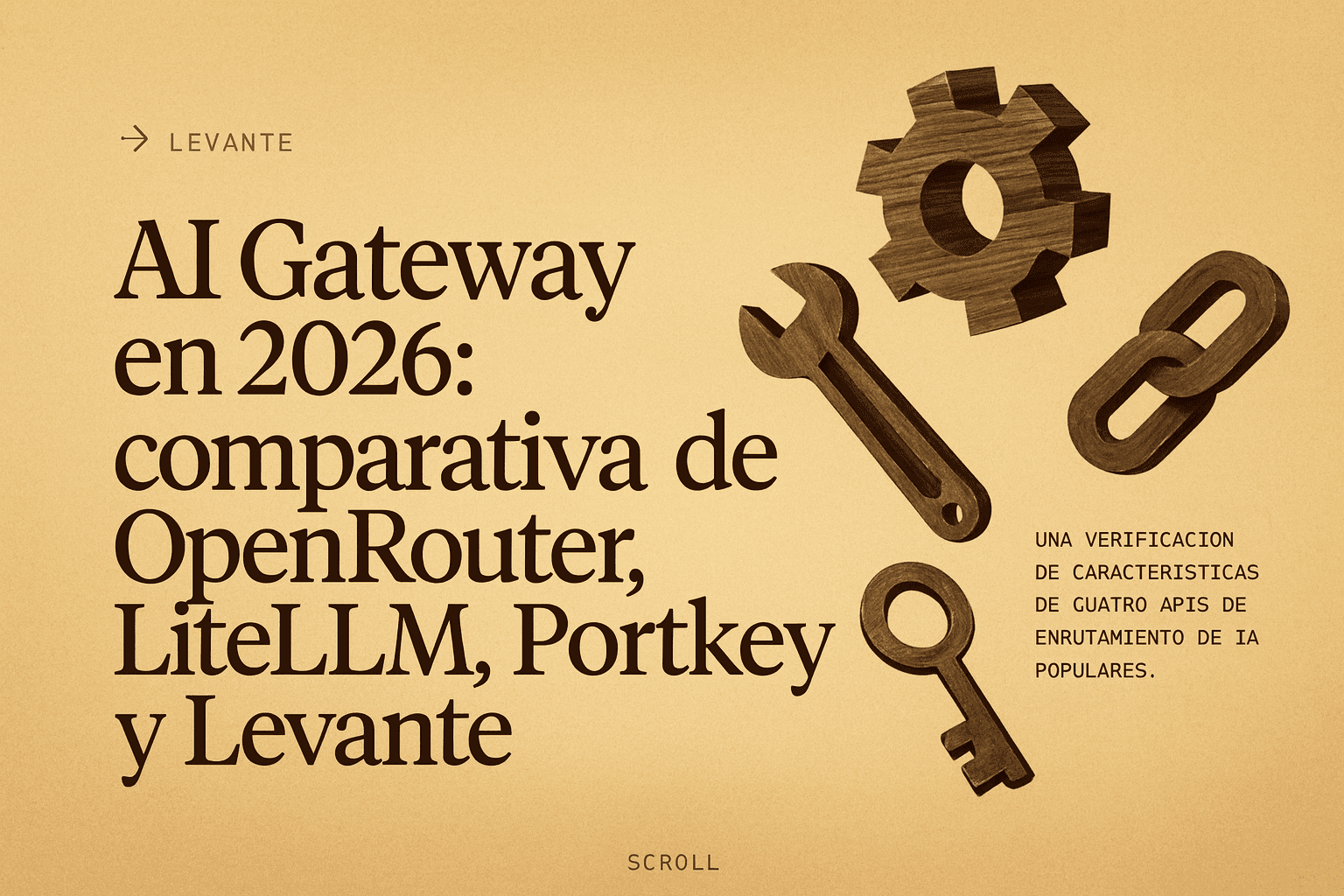 AI Gateway en 2026: comparativa de OpenRouter, LiteLLM, Portkey y Levante