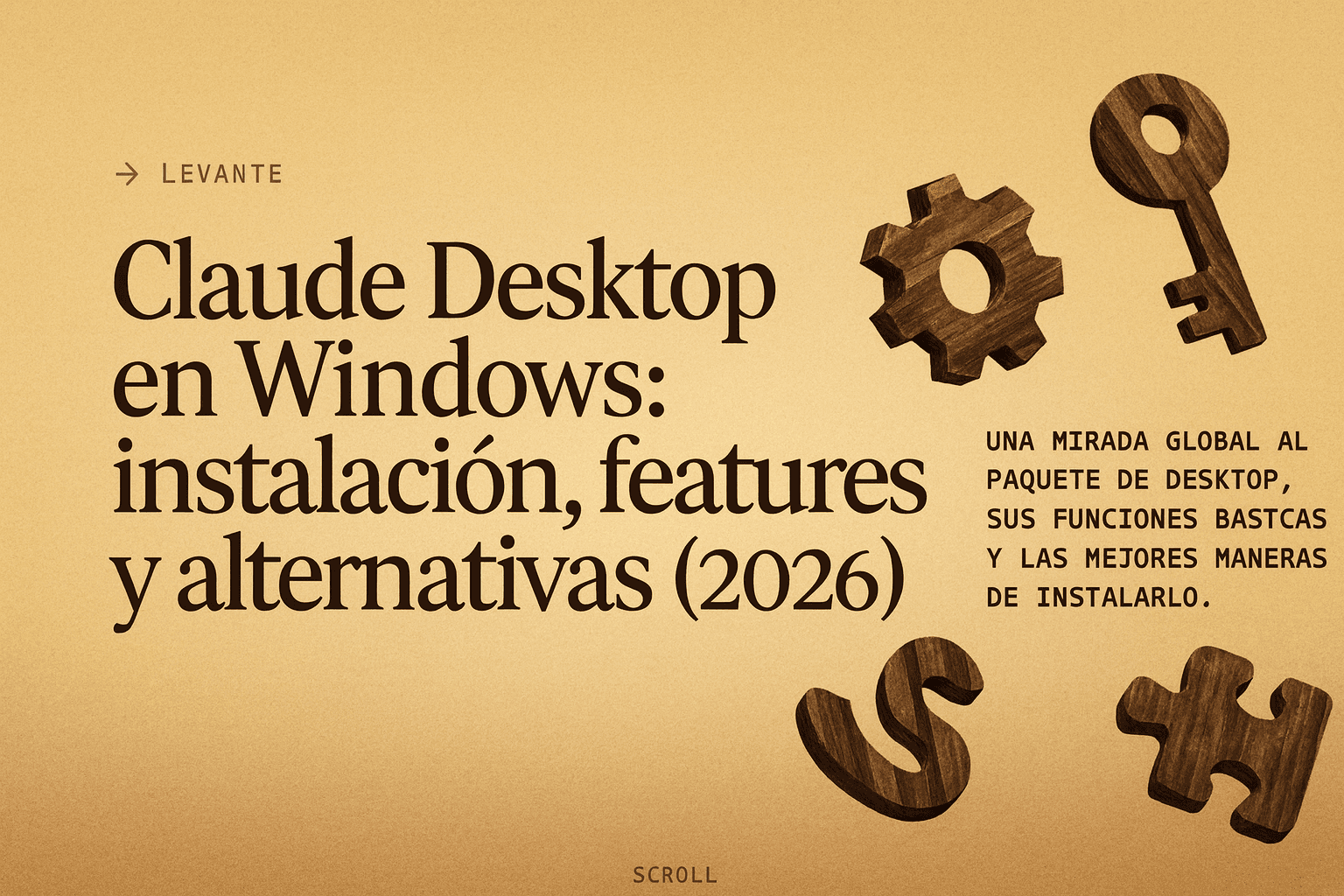 Claude Desktop en Windows: instalación, features y alternativas (2026)