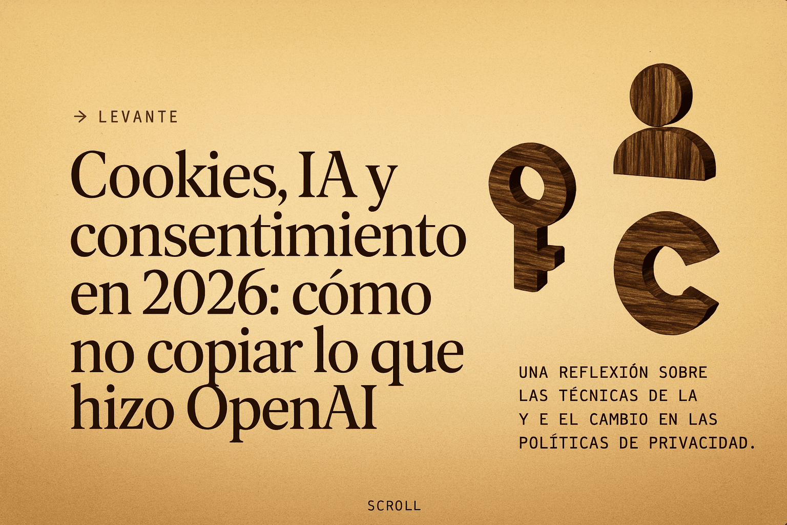 Cookies, IA y consentimiento en 2026: cómo no copiar lo que hizo OpenAI
