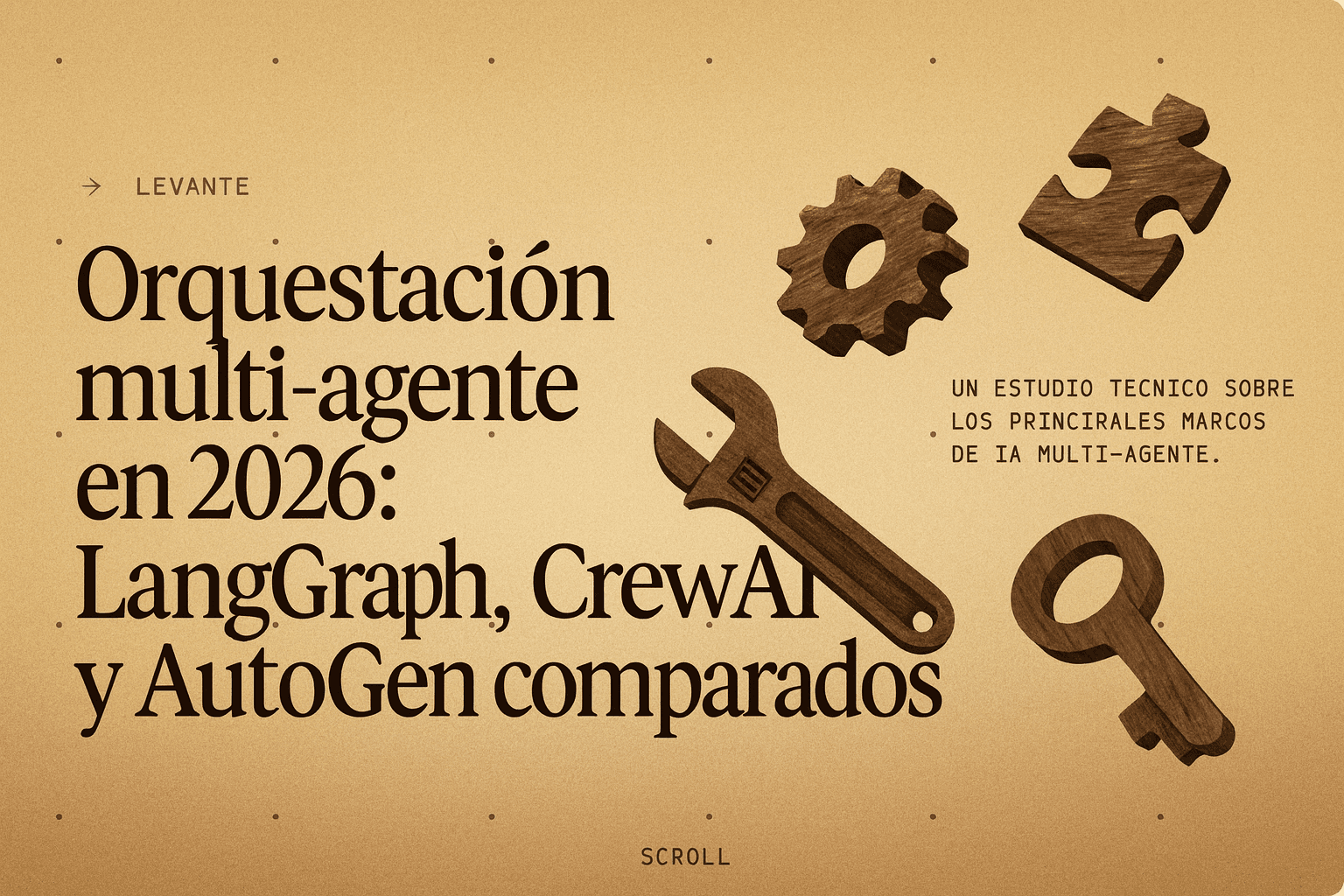 Orquestación multi-agente en 2026: LangGraph, CrewAI y AutoGen comparados
