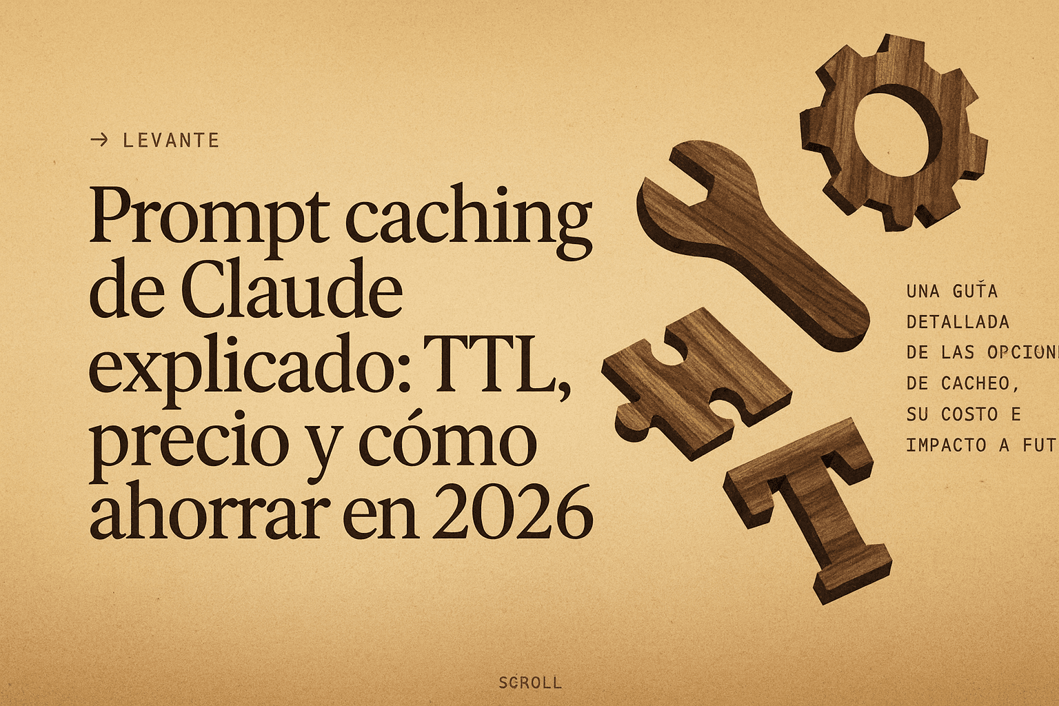Prompt caching de Claude explicado: TTL, precio y cómo ahorrar en 2026