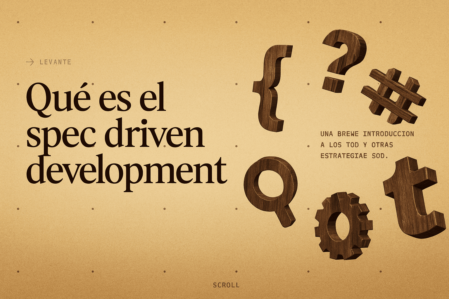 Qué es el spec driven development y cómo funciona